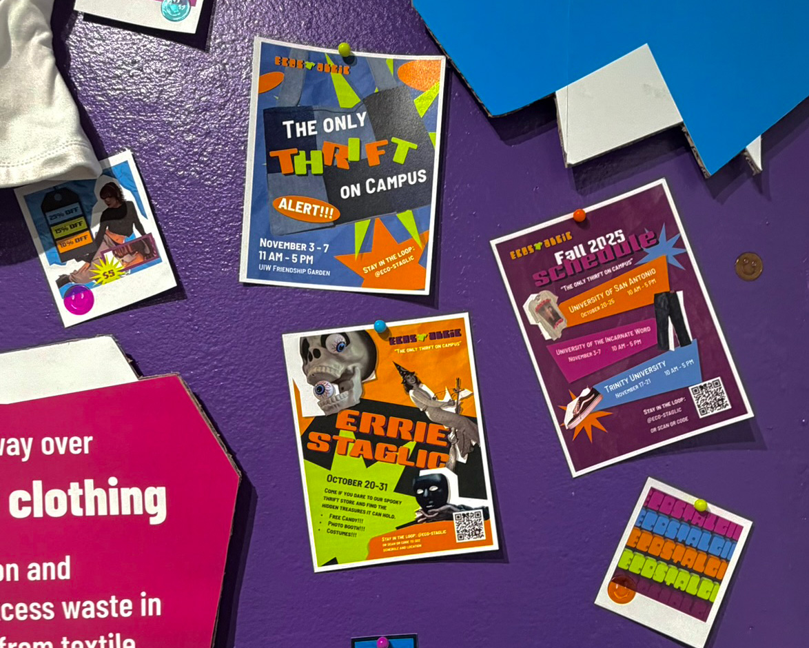 Ecostalgic showcase close up flyers