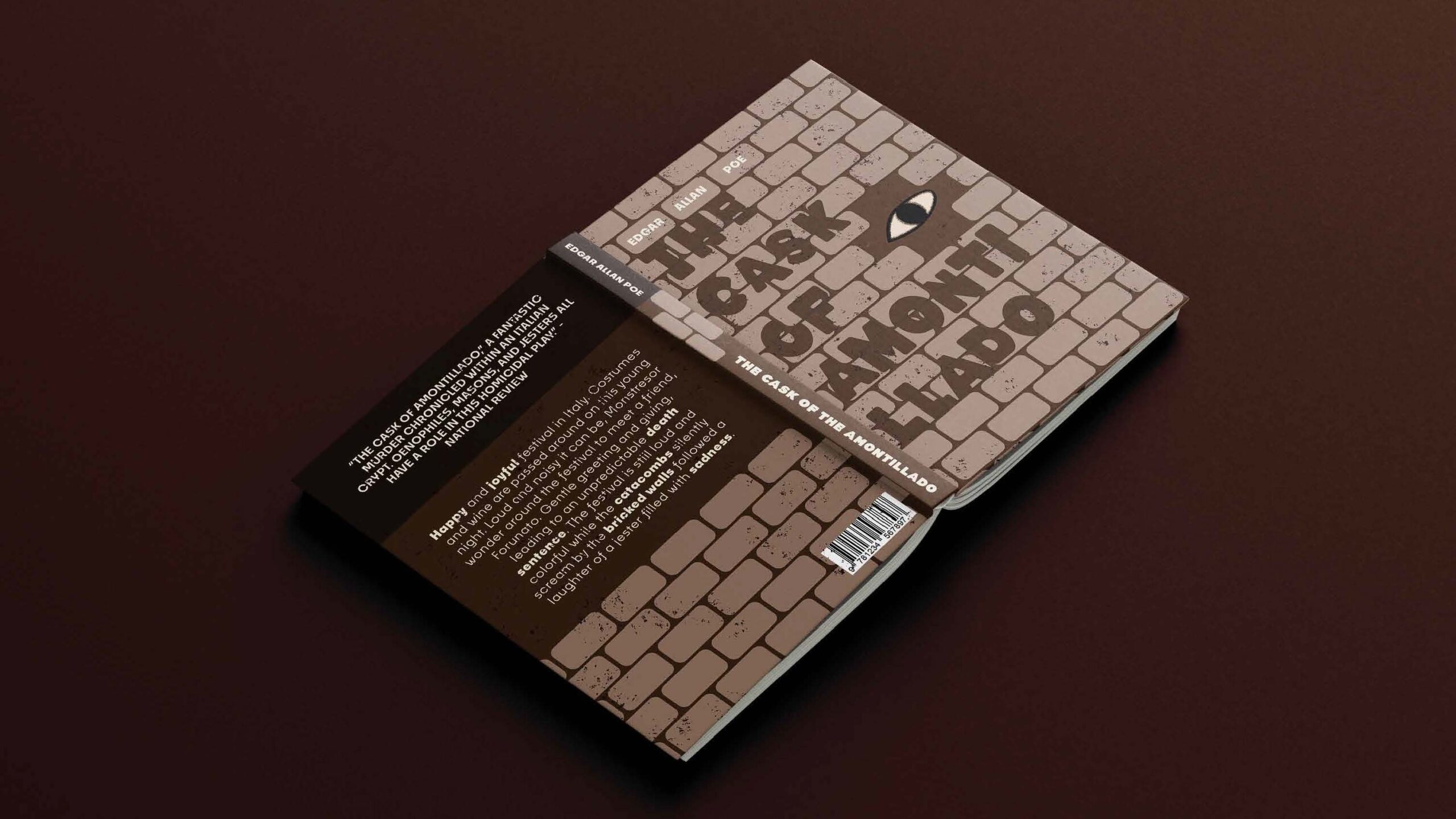The Cask of Amontillado front and back cover