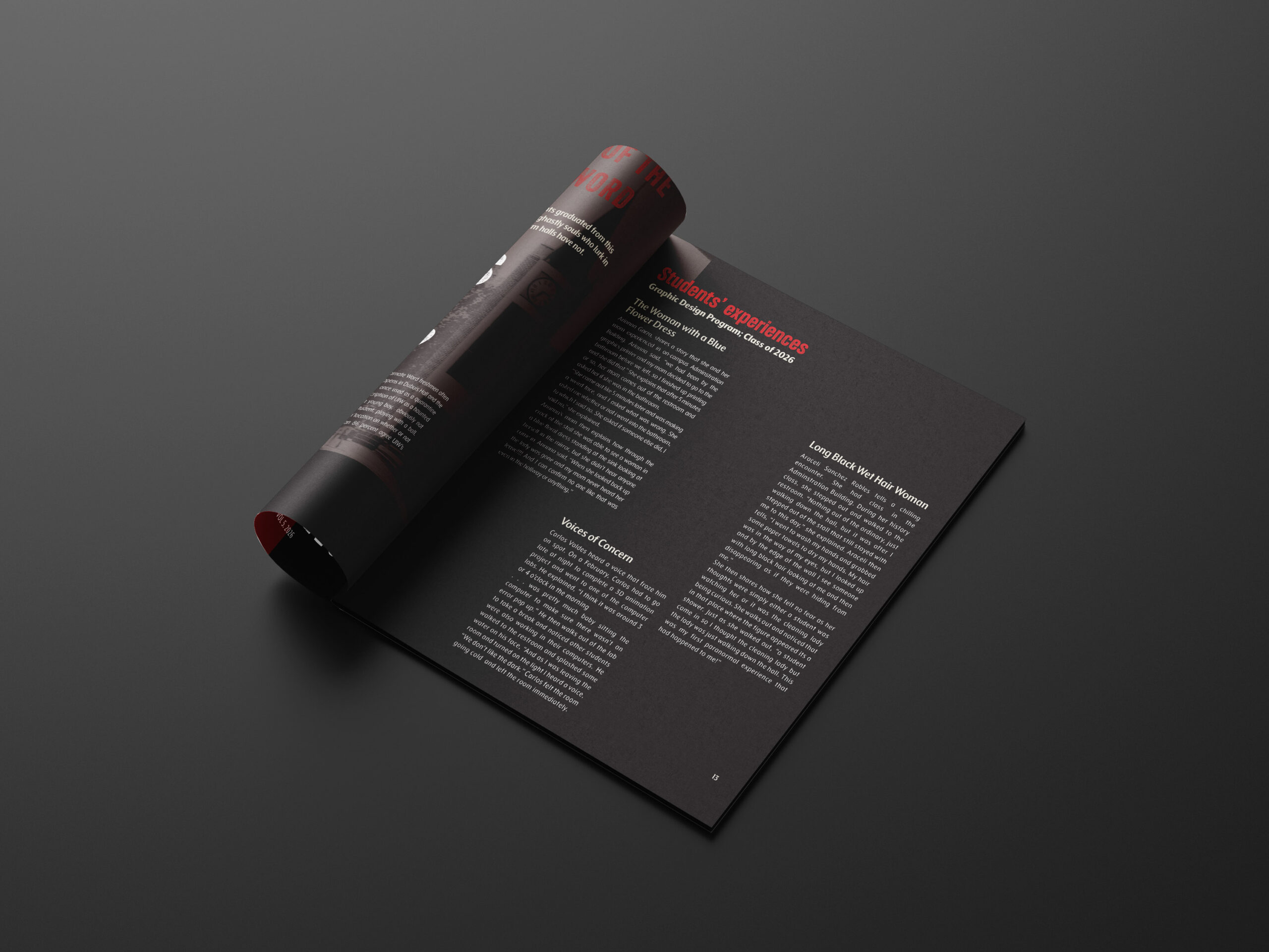 Static Files rolled page mock up