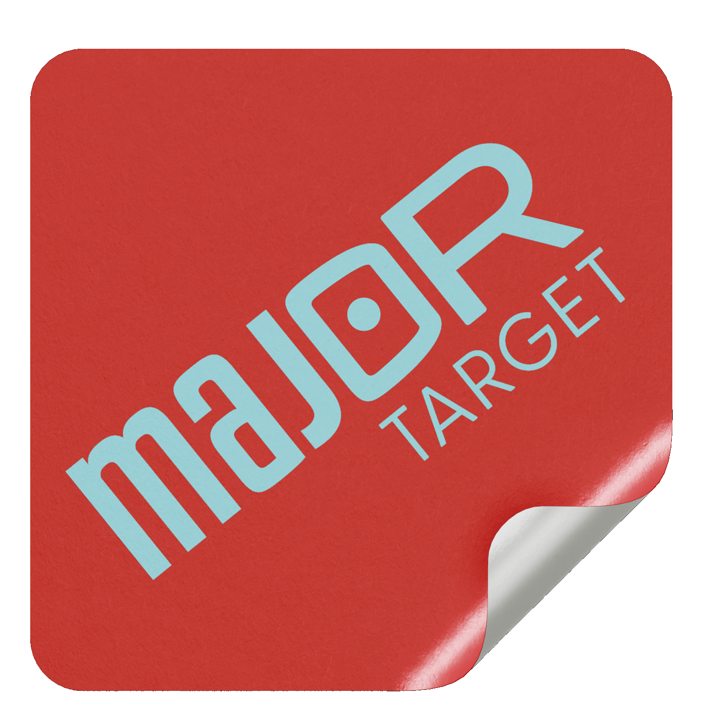 Major Target sticker mock up
